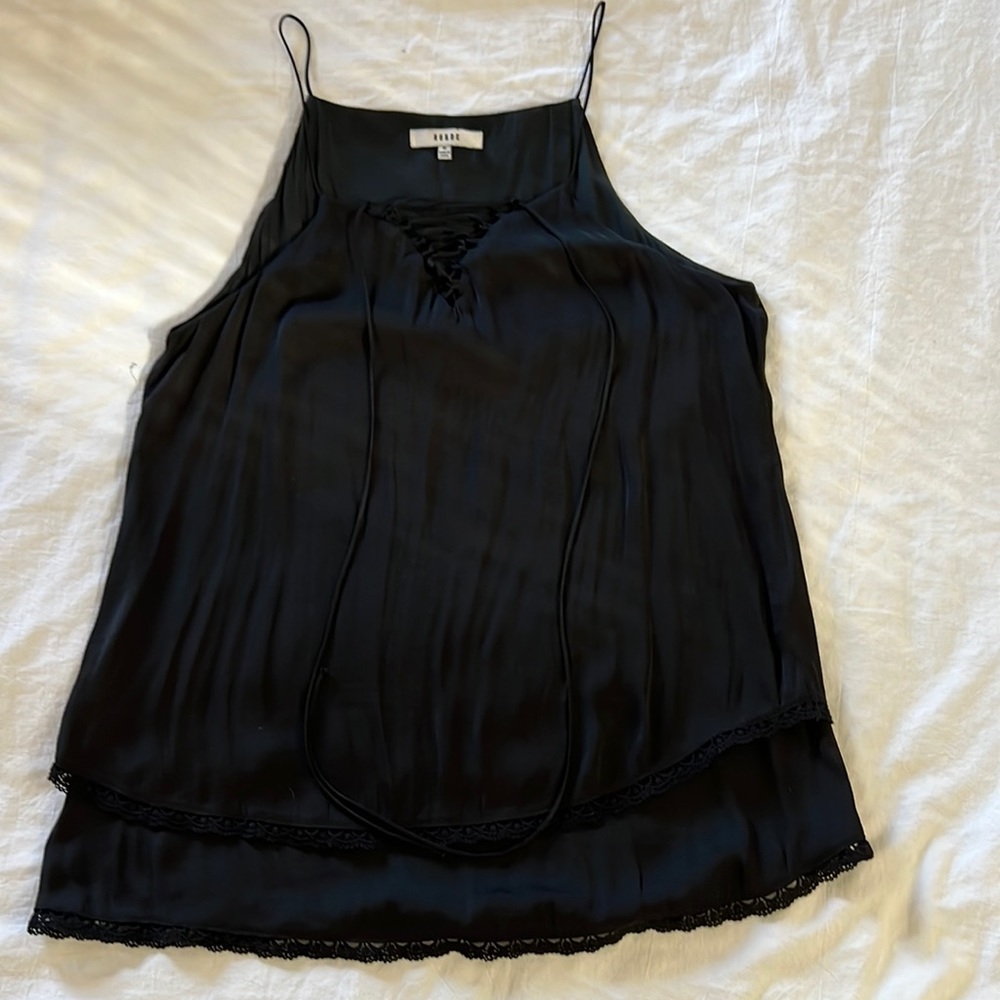 Flattering black top